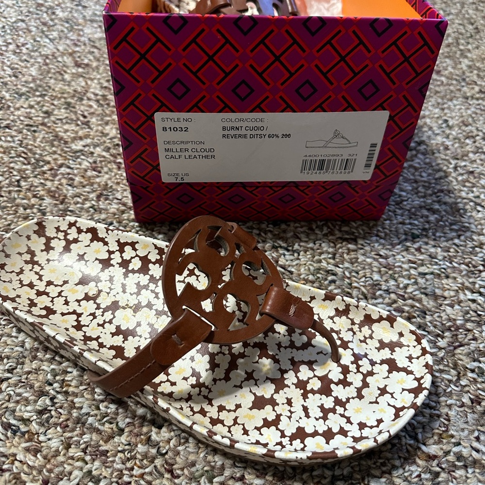 Tory Burch Miller Cloud Calf Leather 7.5